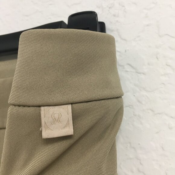 Lululemon Commission Pant Classic Mens Size 34 x 28 Stretch 5 Pockets Beige - Picture 4 of 15